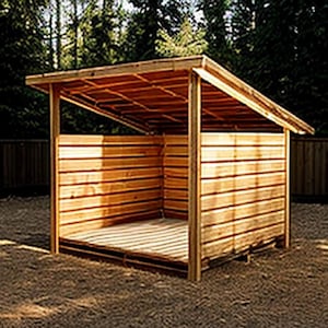 Firewood Shed Plans 8x8 - PDF Download