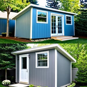 Lean-To Shed Plan Bundle - 8x12 & 8x16 Plans - PDF Download