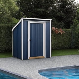 Tool Shed Plans 4&#39;6&quot;x6&#39; - PDF Download