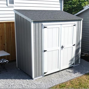 Tool Shed Plans 4x8 - Storage Shed Plans - PDF Download