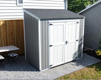 4x8 Tool Shed Plans – Step-by-Step Building Instructions (PDF Download)