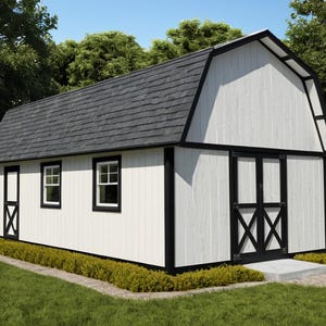 Barn Shed Plans 16x30 - PDF Download