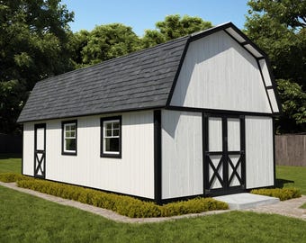 Plany stodoły i szopy 16x30 – Pobierz PDF