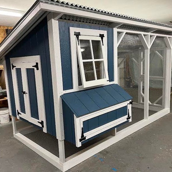 Chicken Coop Plans 6x12 W/ Build Video! - PDF Download