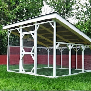 Chicken Run Plans 12x12 - PDF Download