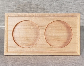 Hard Maple (aka: Rock or Sugar Maple) Salt & Pepper Tray