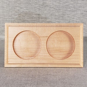 Hard Maple (aka: Rock or Sugar Maple) Salt & Pepper Tray