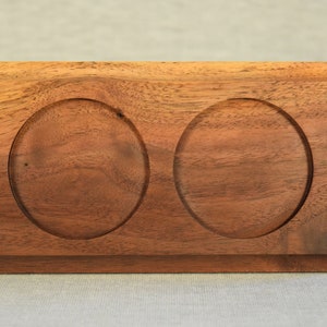 Black Walnut Salt and Pepper Tray