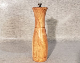8" Crabapple Wooden Peppermill  (P99)