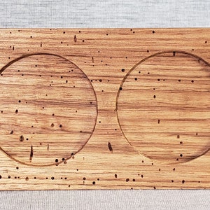 Wormy Butternut (aka: White Walnut) Salt and Pepper Tray