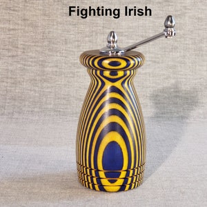 SpectraPly FIGHTING IRISH Salt or Pepper Grinder, 4-1/2&quot; tall  (G_40c)