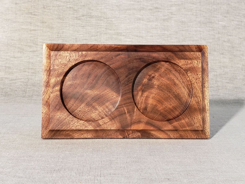 Black Walnut Salt and Pepper Trays Etsy