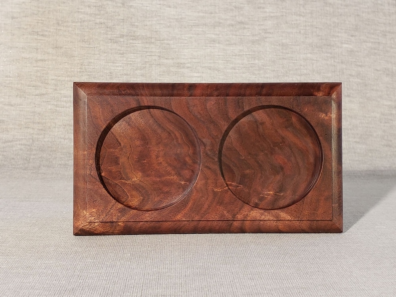 Black Walnut Salt and Pepper Trays Etsy