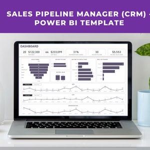 Sales Pipeline Manager (CRM) Power BI Template