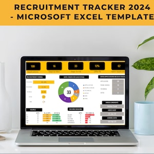 Recruitment Tracker 2024 - Excel Template - Single Job