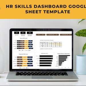 HR Skills Dashboard Google Sheet Template