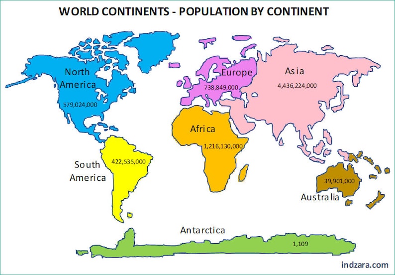 World Heat Map by Continent Excel Template - Etsy