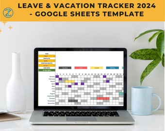 Mitarbeiter Urlaubs & Urlaubs Tracker 2024 - Google Sheets Template