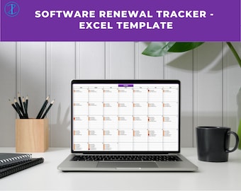 Software Renewal Tracker – Excel Template