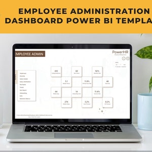 Employee Administration Dashboard Power BI Template | Business Dashboard | HR Template | Hr Employee Tracker | Hr Data | HR Automated Report