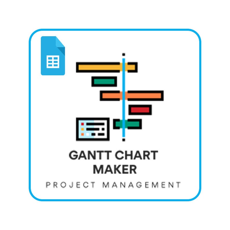 Gantt Chart Maker Google Sheet Template Etsy
