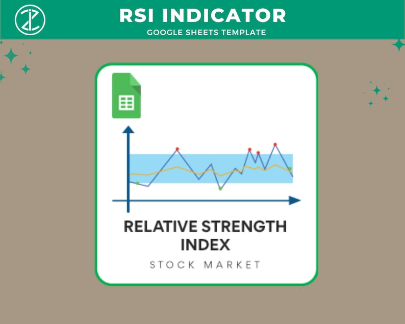 RSI Technical Indicator Google Sheets Template Stock Market Google