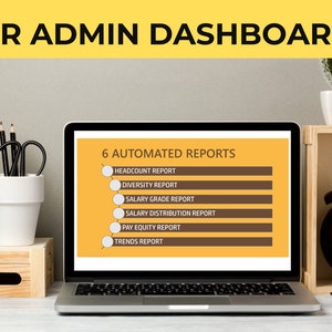 HR Admin Dashboard Excel Template
