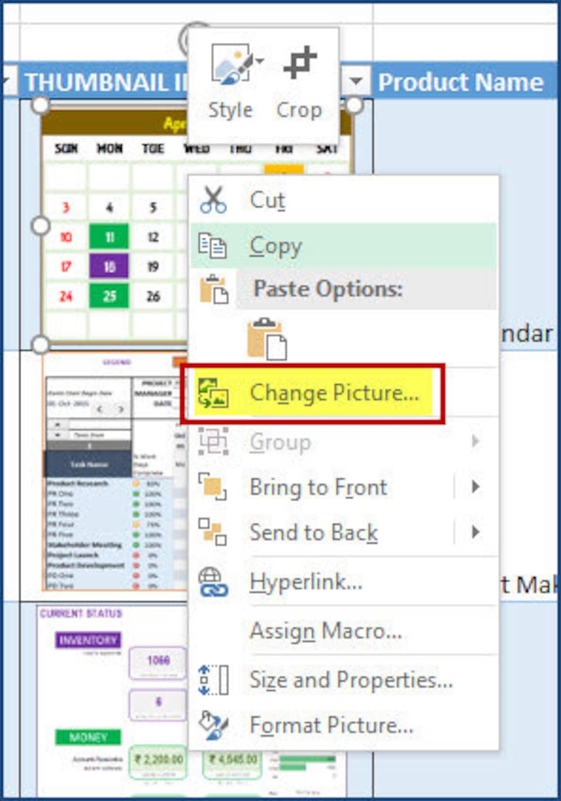 Small Business Product Catalog - Excel Template - Etsy