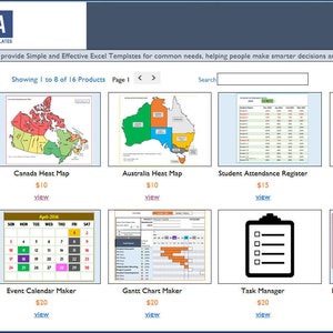 Small Business Product Catalog - Excel Template - Etsy