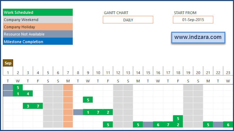 Project Planner (advanced) – Excel Template - Etsy