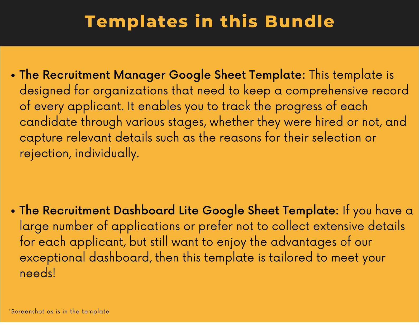 Google Sheet Recruitment Tracker | Recruitment KPI Dashboard | HR ...
