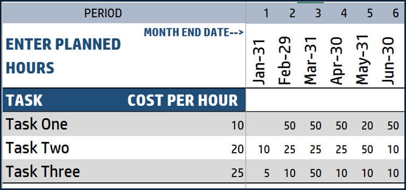 Earned Value Report Template