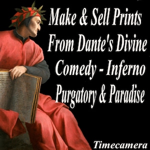 135 Antique DANTE'S INFERNO Digital Prints. Superb Decor, Hi-Res. Restored Printable Images DOWNLOAD