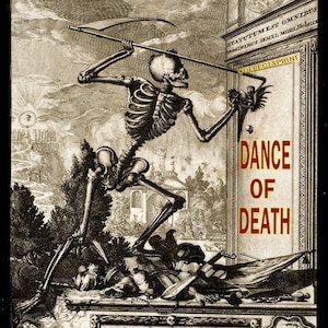 DANCE OF DEATH Macabre Book Scans - Bizarre Antiquarian Volumes Scanned - Download