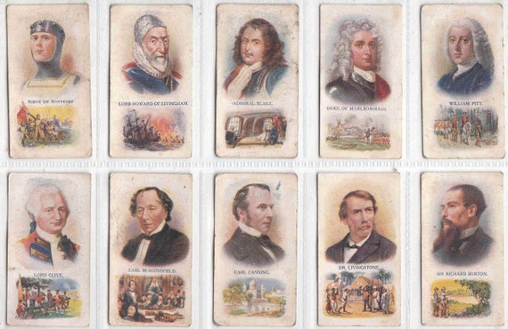 C1929 BUILDERS of the BRITISH EMPIRE - Original Cigarette / Tobacco Cards  Group X13 by J.A. Pattreiouex