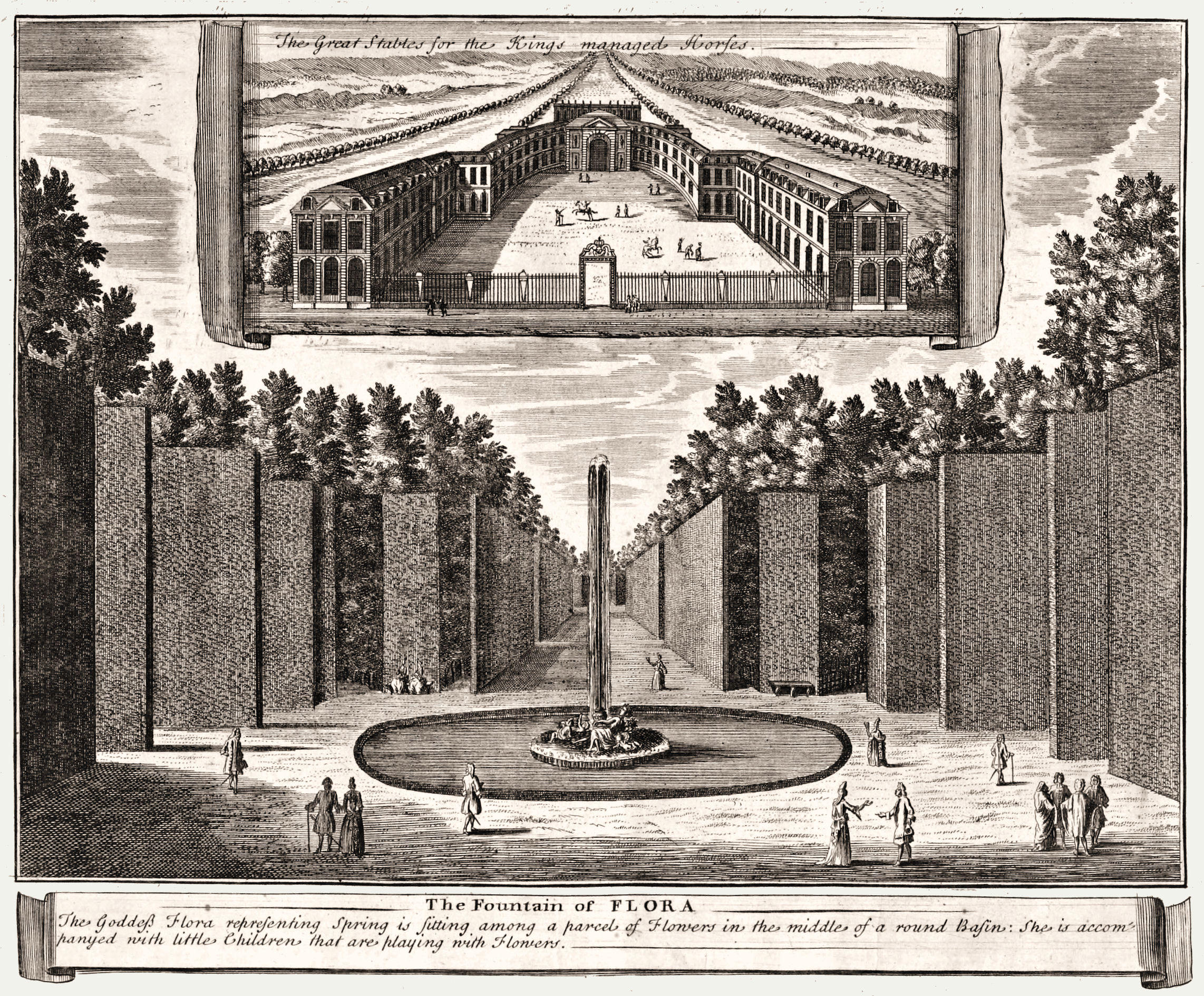 Versailles engraving - Etsy 日本