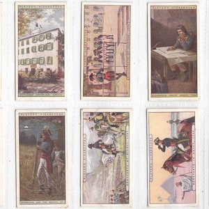 NAPOLEON c1916 complete set van x25 originele sigaretten-/tabakkaarten - door John Player