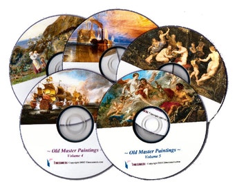 Old Masters Art Prints Collection: 1200+ Restored Images (Digital Download & Print License)