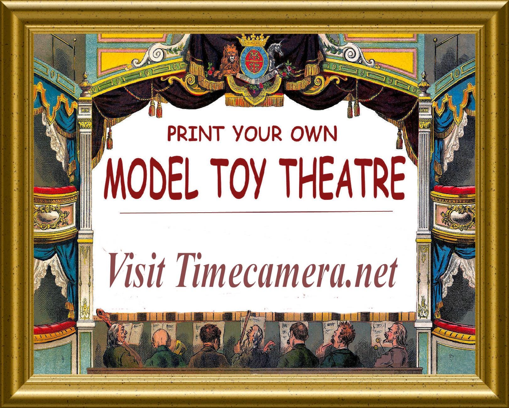 Stage Paper Model Make PAPER MODEL THEATRES From 400 Printable Template Images! Download ...