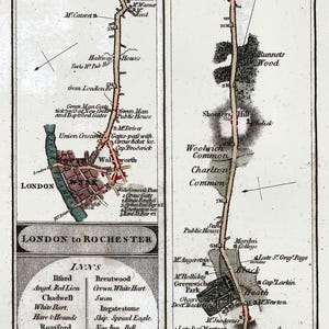 18thc CARY ENGLAND KARTEN hochauflösende druckbare Bilder, Download