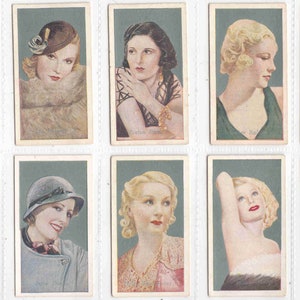 c1934 FILM PREFERITI Set completo di 50 carte ORIGINALI per sigarette/tabacco - di Godfrey Phillips