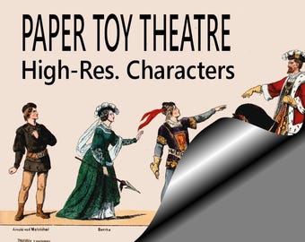 MAKE MODEL THEATRE Printable Hi-Res Character Images. Download.