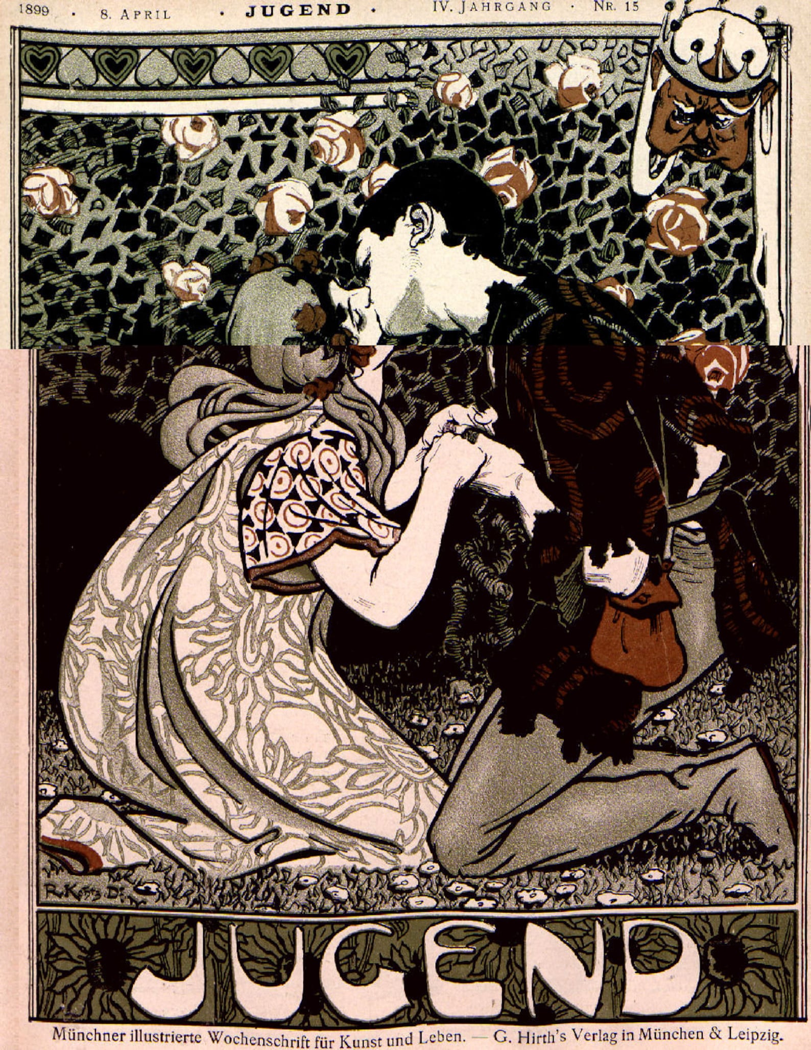 JUGEND ART NOUVEAU Magazines 572x Scanned Vintage Issues on 2x Etsy