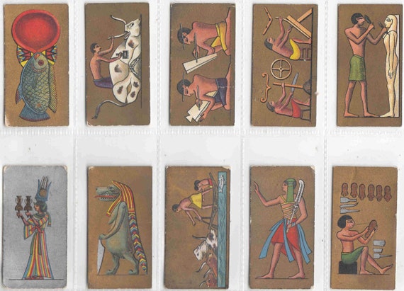 tobacco in ancient egypt Buy C1928 ANCIENT EGYPT Complete Set of 25x ORIGINAL Cigarette / Tobacco  Cards by Cavanders Online in India