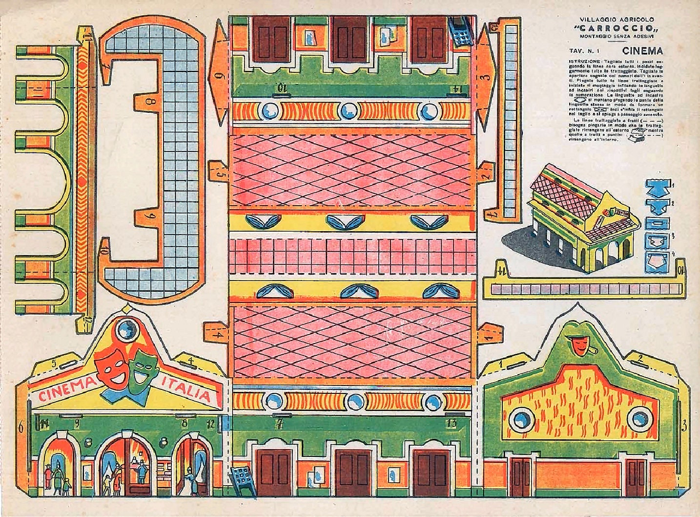 VINTAGE PAPER TOYS Models 750x Printable Template Images Vols - Etsy Australia