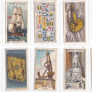 c1905 NELSON SERIES x10 Scarcer Original Cigarette/Tobacco Cards issued by Wills