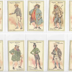 c1923 CHARACTERS From DICKENS Complete SET of 50 x Original Cigarette / Tobacco Cards - by John Player