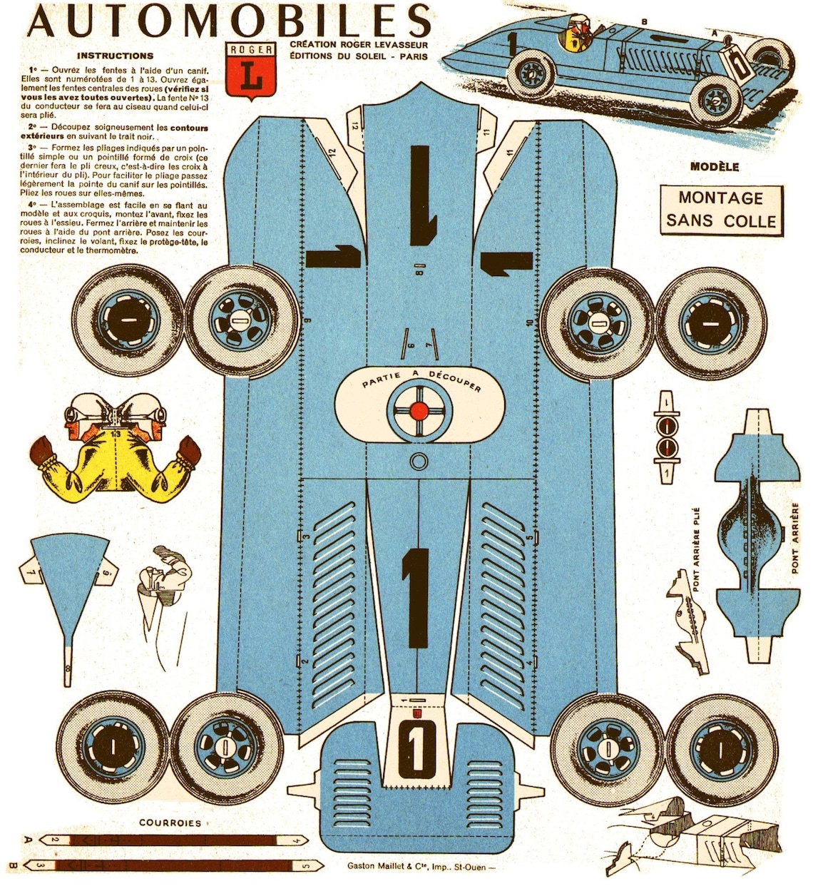 VINTAGE PAPER TOYS Models 750x Printable Template Images Vols | Etsy
