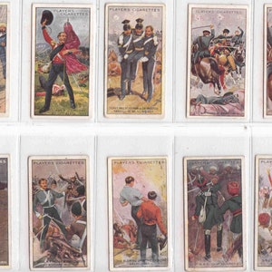 c1914 VICTORIA CROSS Set x25 Original Cigarette / Tobacco Cards Group by Players