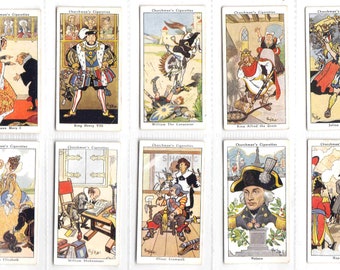 C1937 HOWLERS Complete Set of 40x Original Cigarette / Tobacco Cards - by  Churchman's